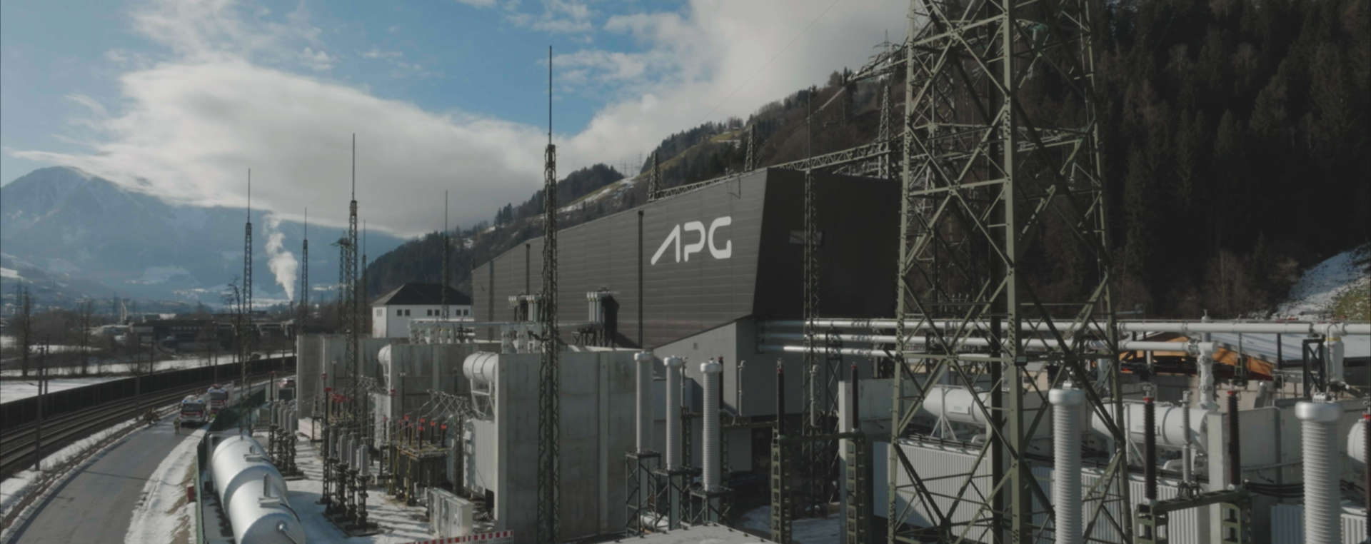 View of the Pongau substation